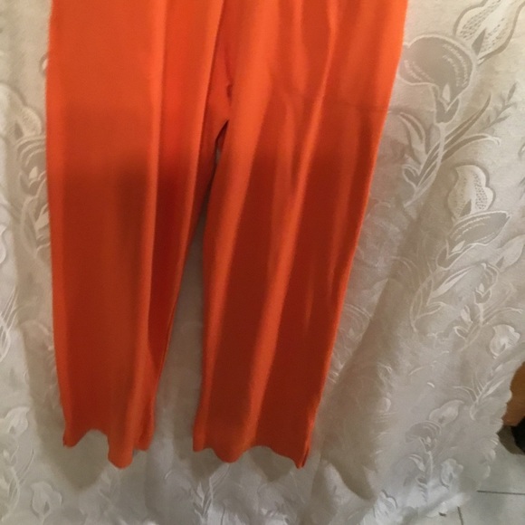 Carolyn Vielle Orange Strapless Jumpsuit - Picture 2 of 5
